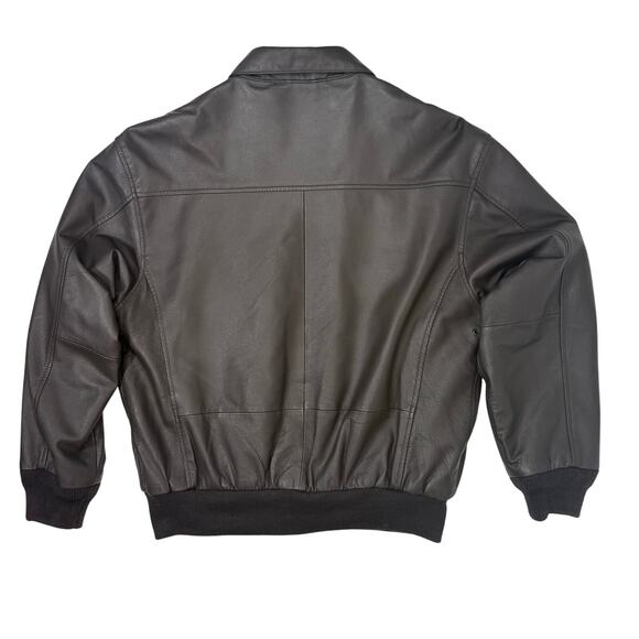 Air Force Airborne Leathers Men’s L Pilot Jacket Brown Genuine Leather - Picture 5 of 11